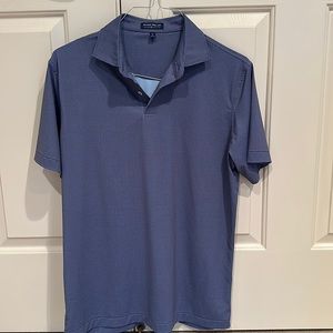 Peter Millar Crown Crafted Blue Golf Polo shirt- Medium- never worn!